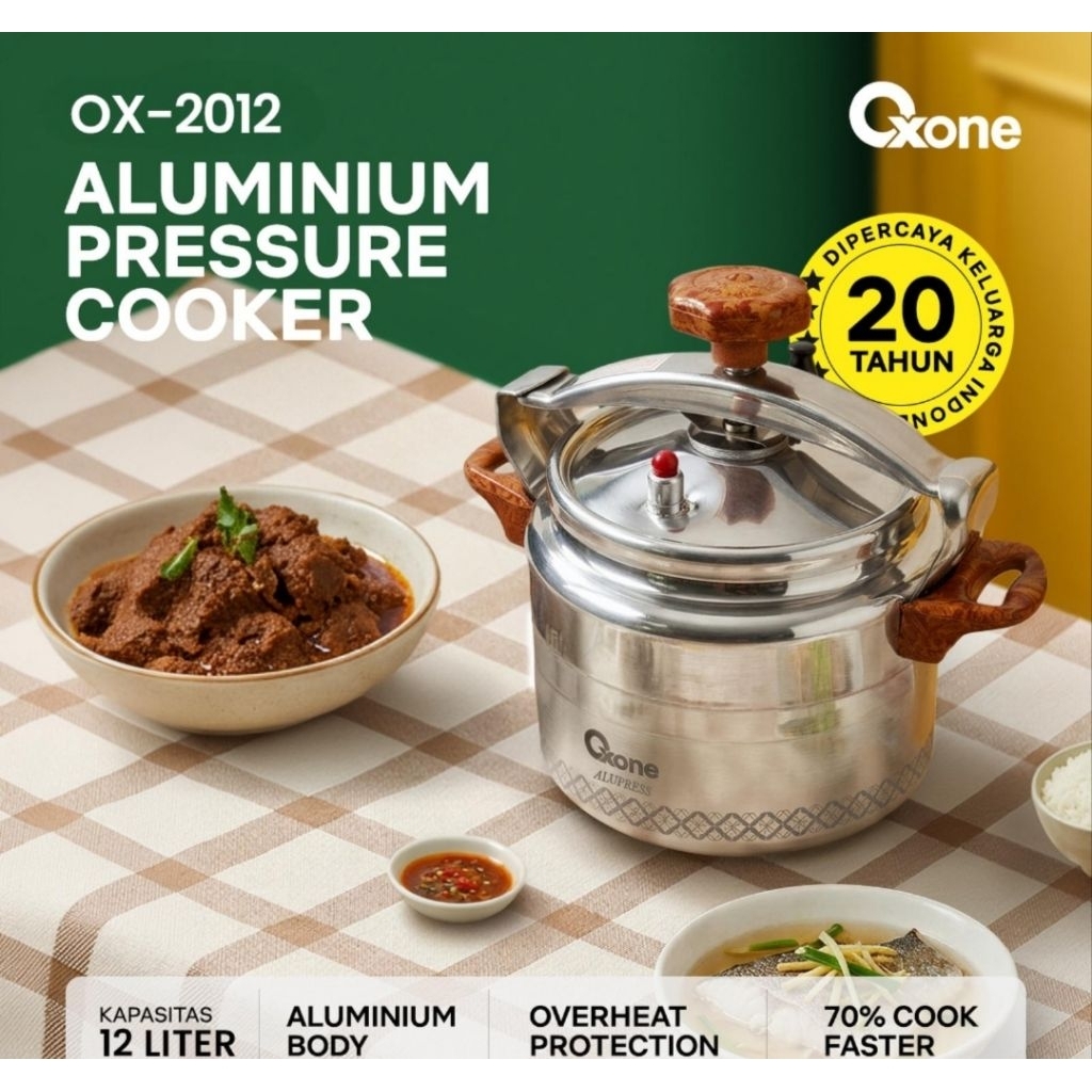 OXONE PRESSURE COOKER / PRESTO 12 LITER OX-2012