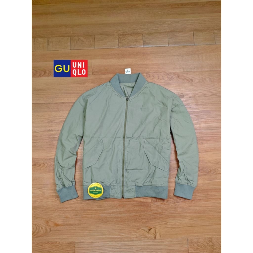 gu by uniqlo casual bomber jacket