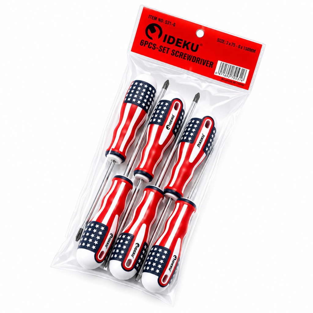 IDEKU Obeng Set Obeng Plus Minus Magnet Obeng Laptop Tembus Obeng Mini Go-Thru Multifungsi Screwdriv