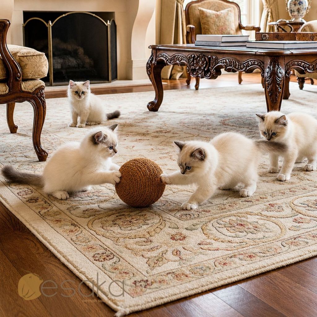 OESAKA - Bola Cakaran Kucing - Cat Scratcher Mainan Anabul Lucu