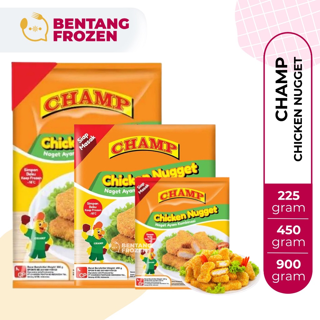 Champ Chicken Nugget / Nugget Champ / Naget Ayam / Champ Nugget