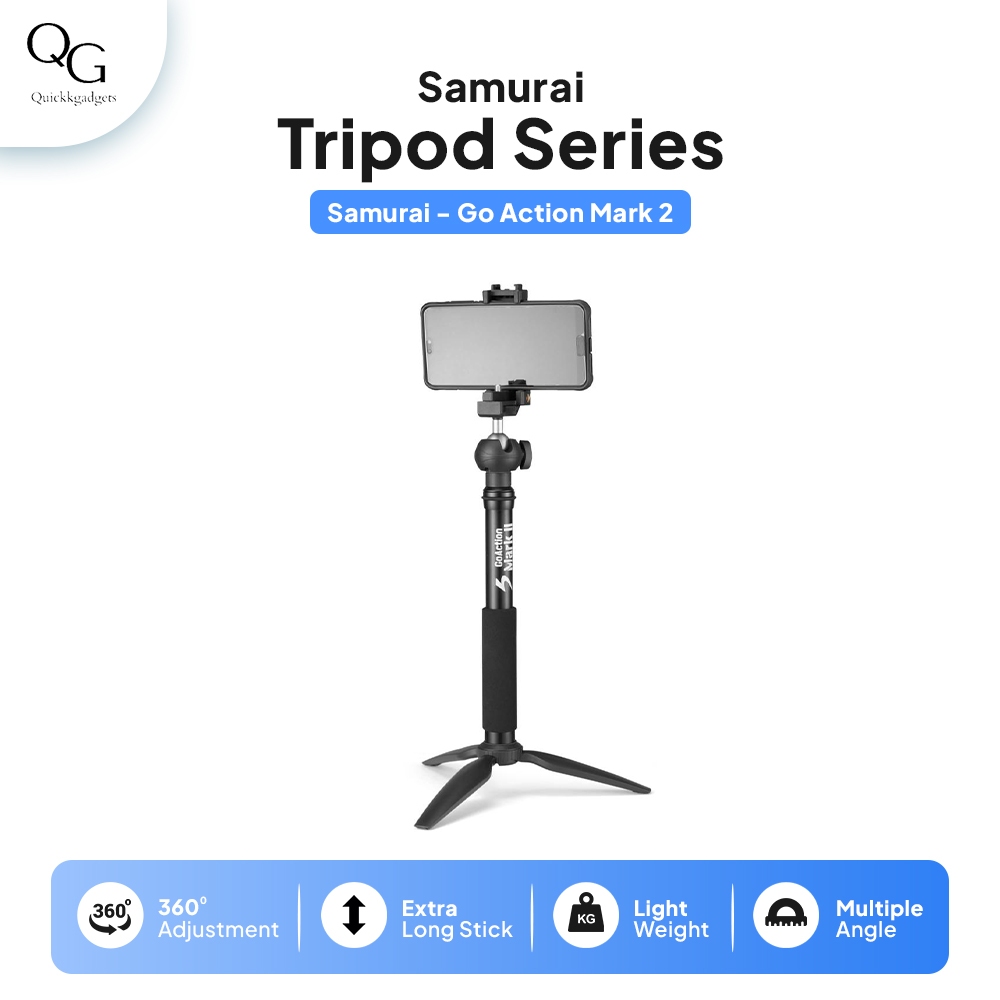 Samurai Pro 888s Tripod Camera Handphone Original