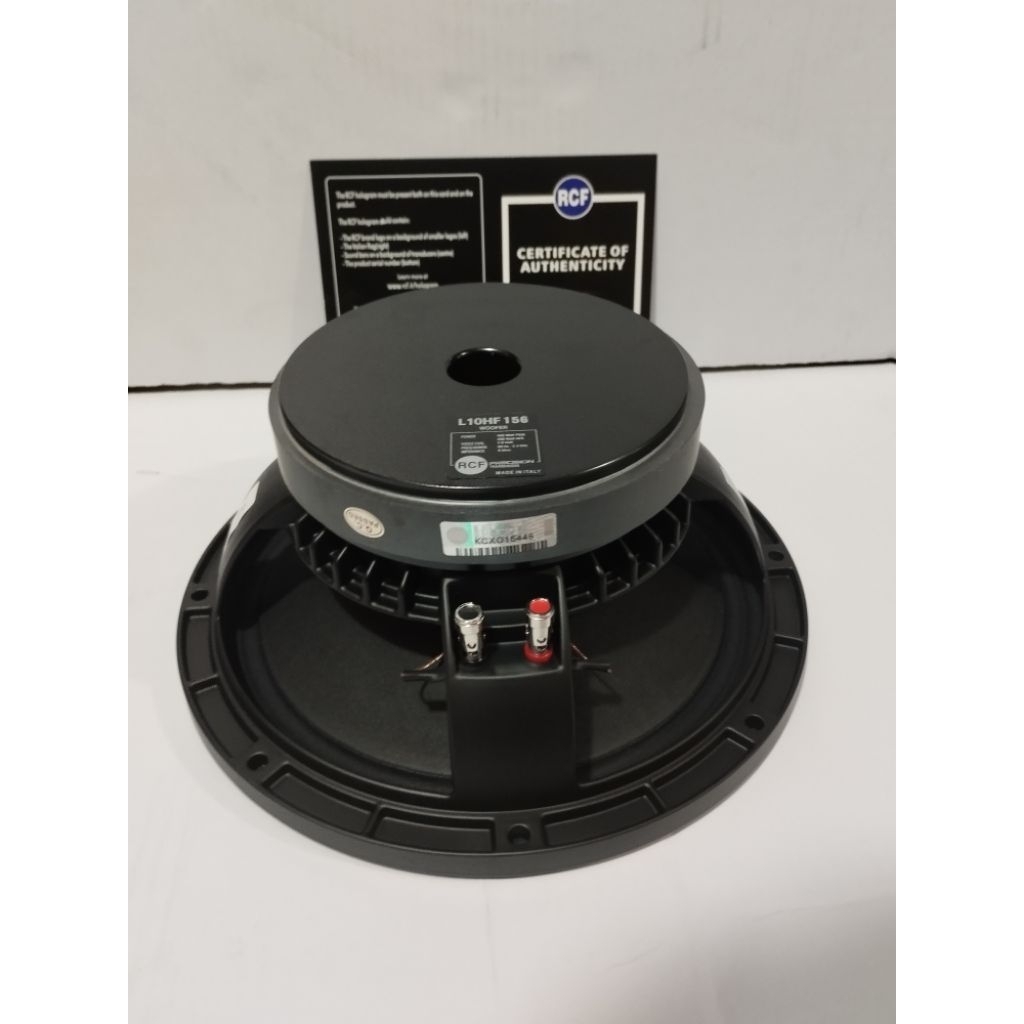SPEAKER 10 INCH RCF L10HF156 WOOFER ORIGINAL GRADE A MADE IN ITALY