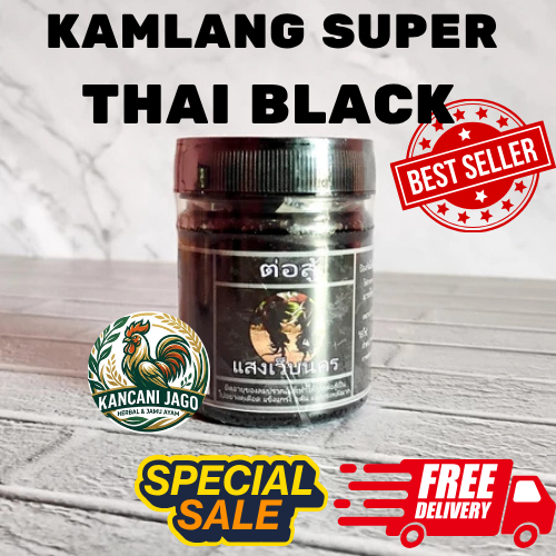 KAMLANG SUPER THAI BLACK PLATINUM - Suplemen Ayam Jago Original, Gingseng, Black Platinum.