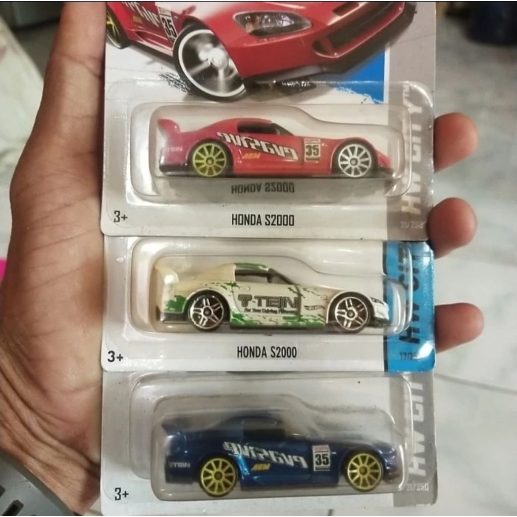 Hotwheels paket Honda S2000 (3psc)