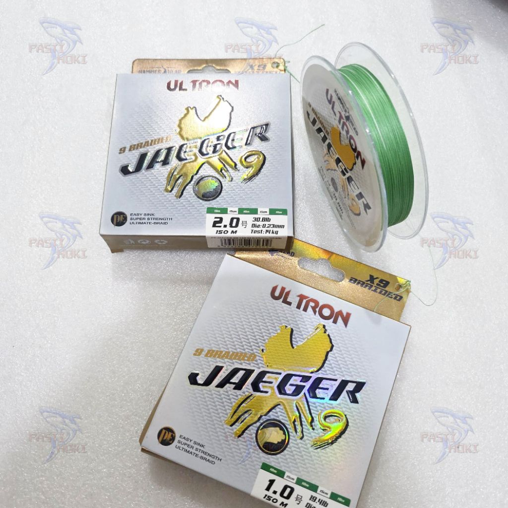 Senar pancing pe ultron jaeger X9 150m / pe casting hammer head