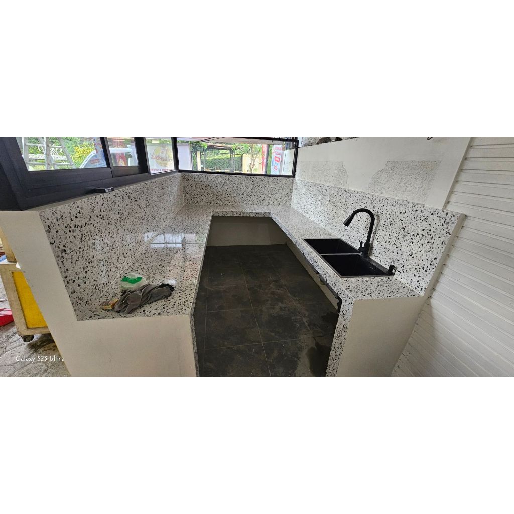Meja Dapur Granit Minimalis Custom