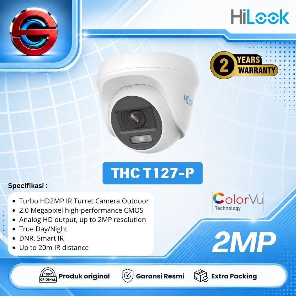 HILOOK THC-T127-P / CAMERA HILOOK COLORVU 1080P