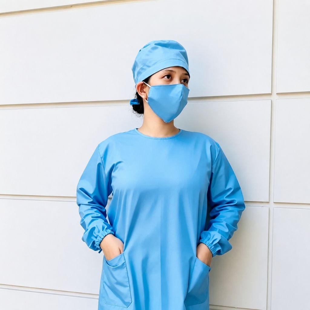 SURGICAL GOWN / APD Gown / Baju Operasi / Gaun Bedah / Gaun Operasi