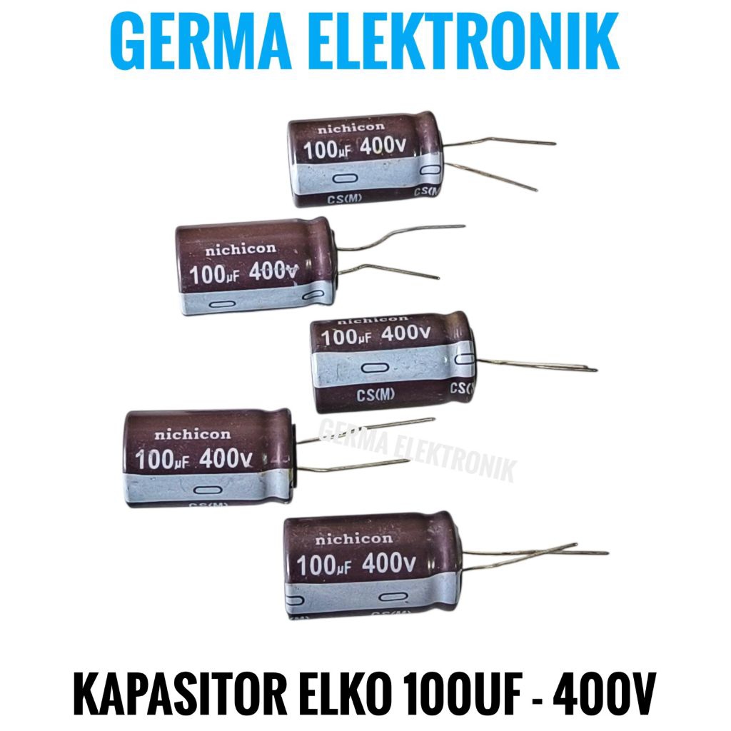 Kapasitor elko 100uf - 400v capasitor elco 400v - 100uf