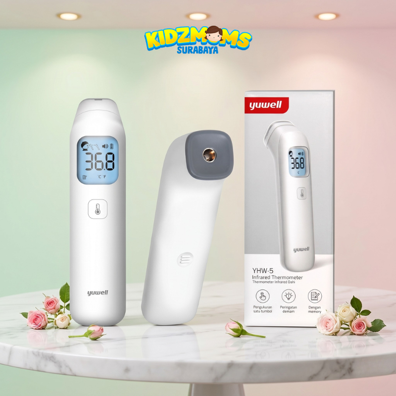 Termometer Digital Termogun Infrared YHW5 Thermometer Dahi YUWELL Thermogun