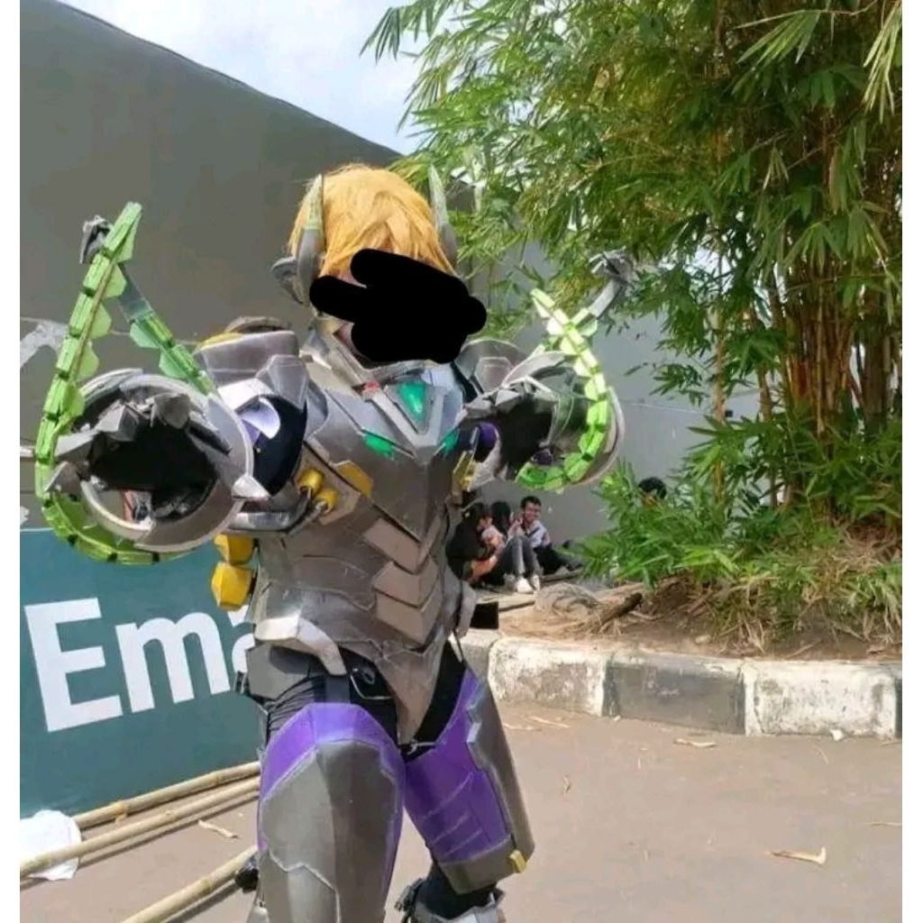 kostum dyrroth venom cobra mlbb