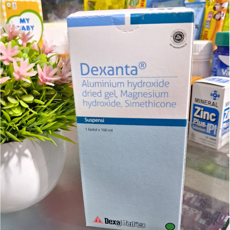 Dexanta Sirup 100ml - Dexanta Syrup Obat Maag/Perih/Kembung/Nyeri Uluhati Deksanta Sirup / Dexanta
