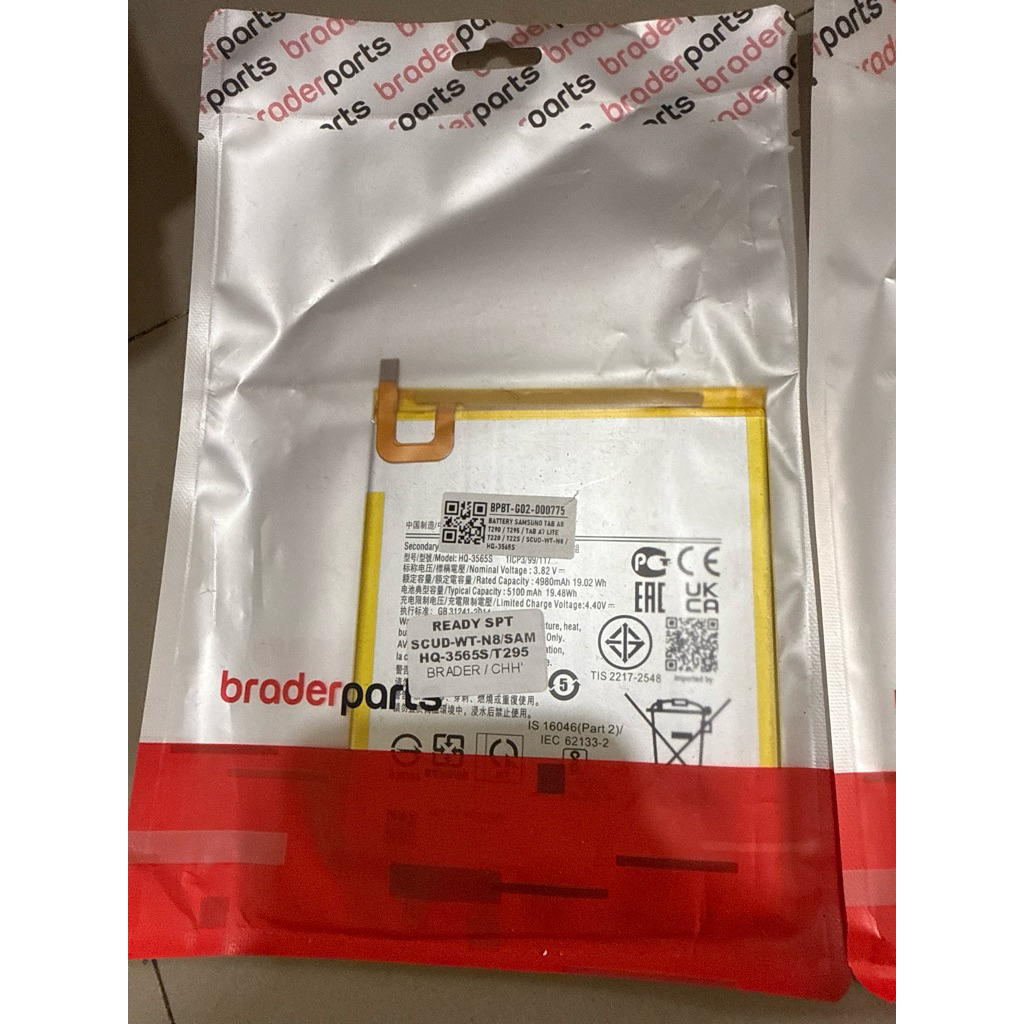 BATERAI/BATRE SAMSUNG T290/T295/T225/T220(GB 31241)