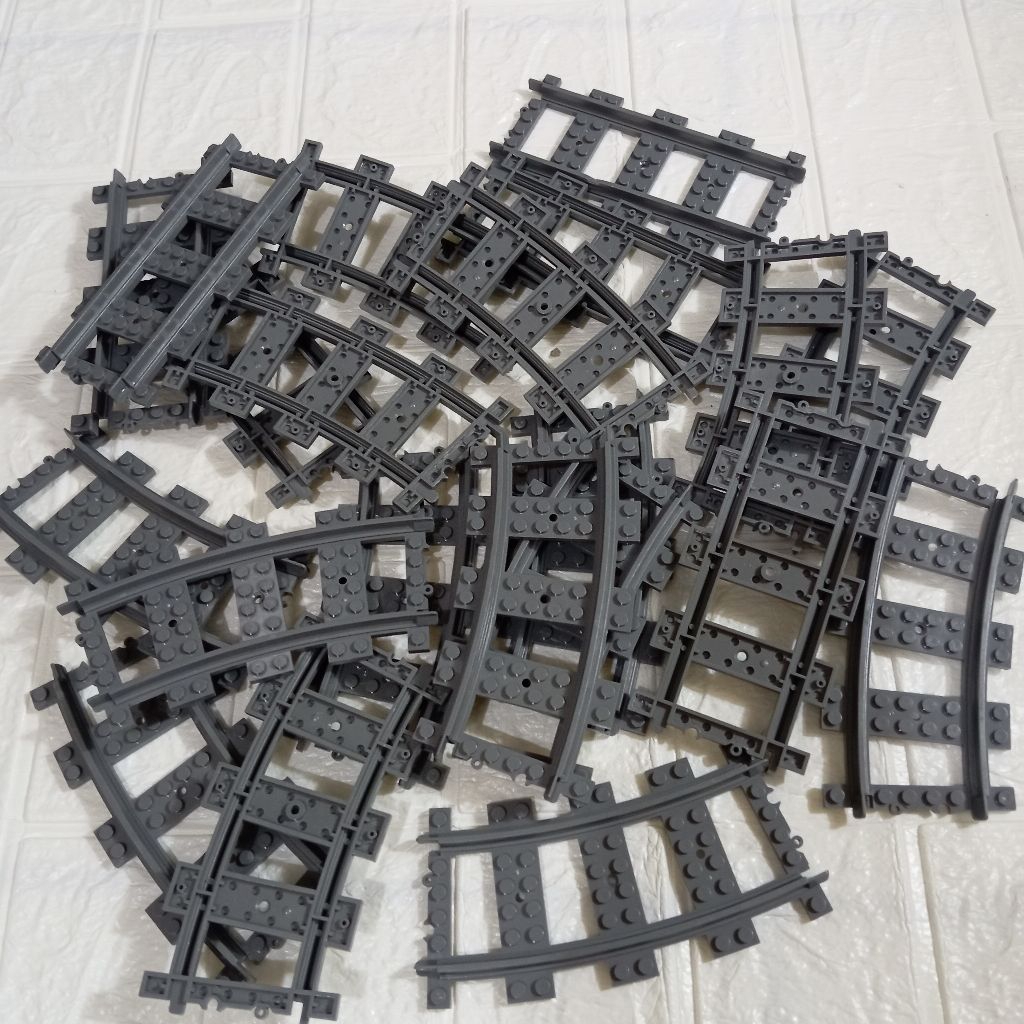 part rel kereta Lego kw - Lego kw - train track Lego kw