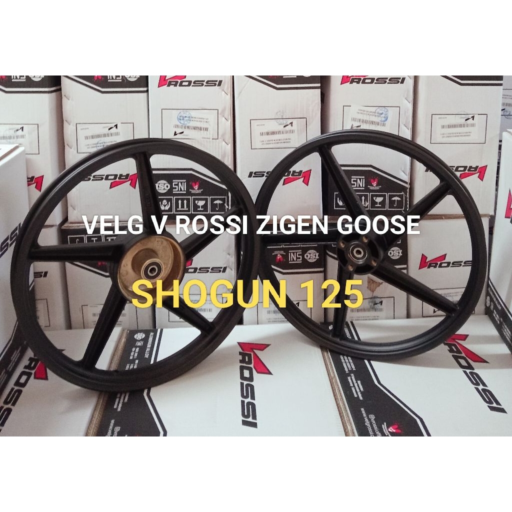 VELG/PELAK RACING V ROSSI ZIGEN GOOSE PALANG 5 PNP SUZUKI SHOGUN 125/SHOGUN R 125 ORIGINAL V ROSSI