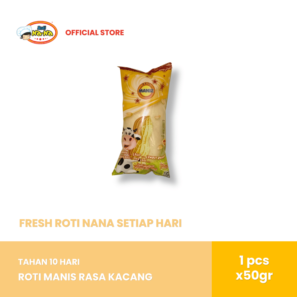 ROTI NANA FRIEND’S BAKERY Sapi Maniz Rasa Kacang Original (5pcs)