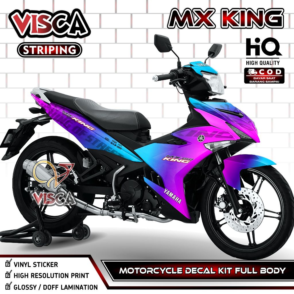 Decal Mx King 150 Full Body - Dekal Mx King 150 Full Body - Stiker Mx King 150 Full Body Variasi - S
