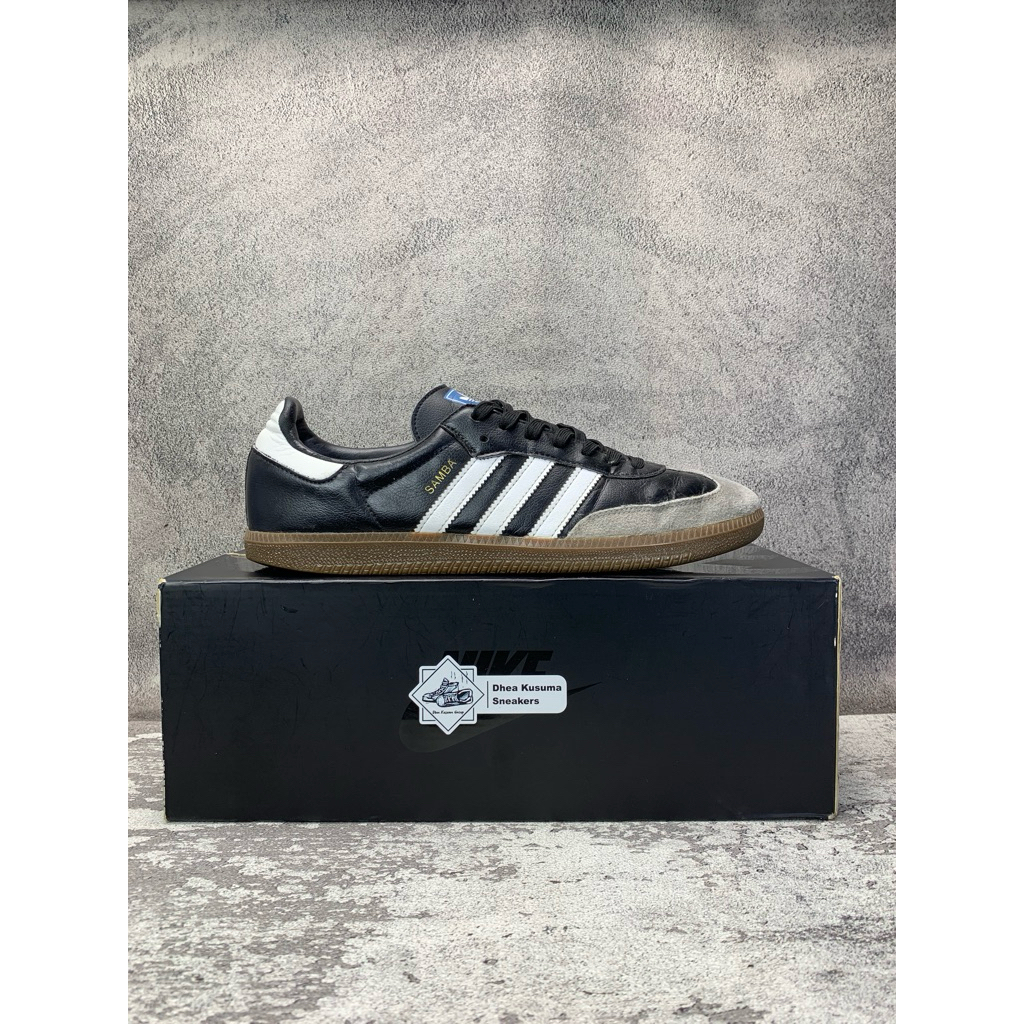 Sepatu Second Casual  Adidas Samba Vegan ‘Black Gum’  Size 44 insole 28 cm  Original Guarantee 100%