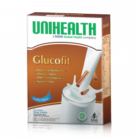 Glucofit Susu Diabetes Unihealth 750g Untuk Penderita Diabetes Tipe 2