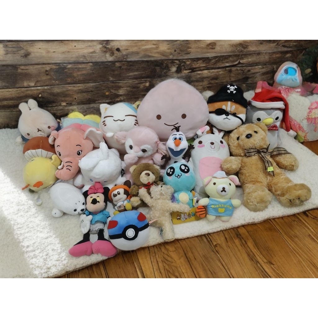 Boneka Lucu Imut Besar Kecil Pre-Loved Murah