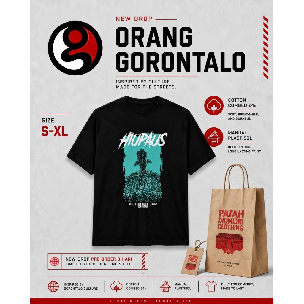 Kaos orang Gorontalo (Hiupaus )