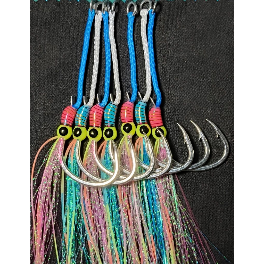 assist hook jigging single pike 3/0 jig 150-250gr full gid