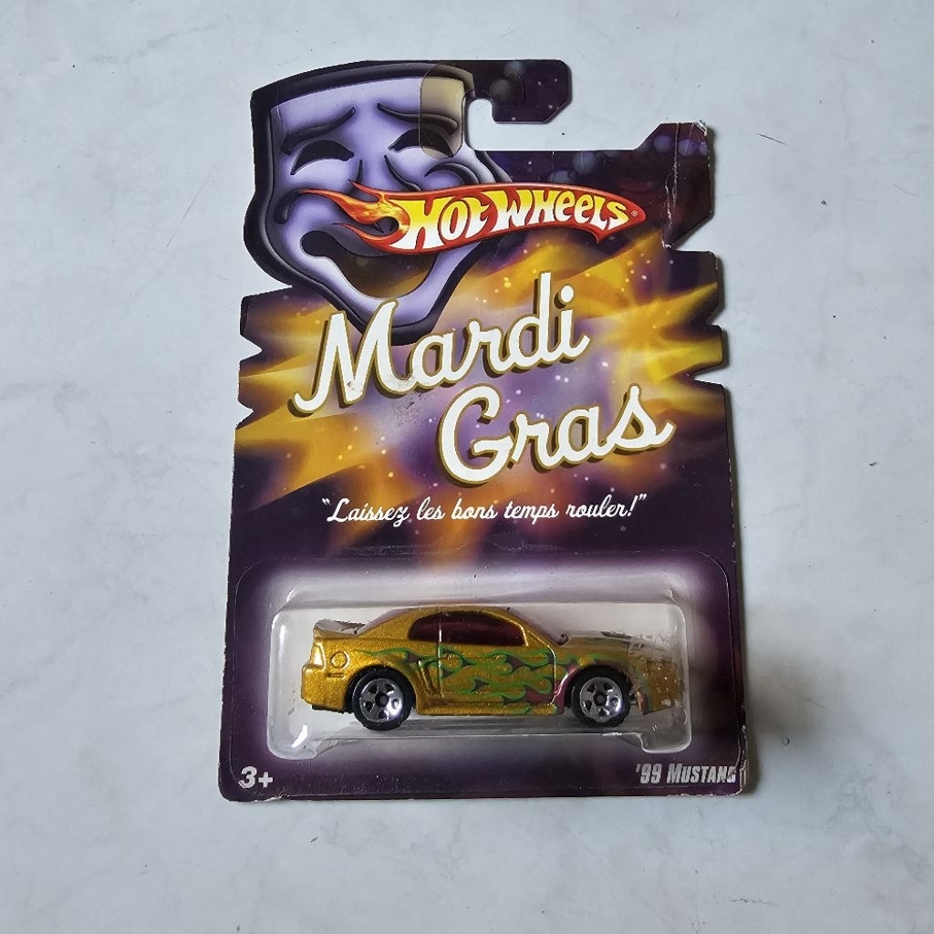 hotwheels 99 mustang mardi gras