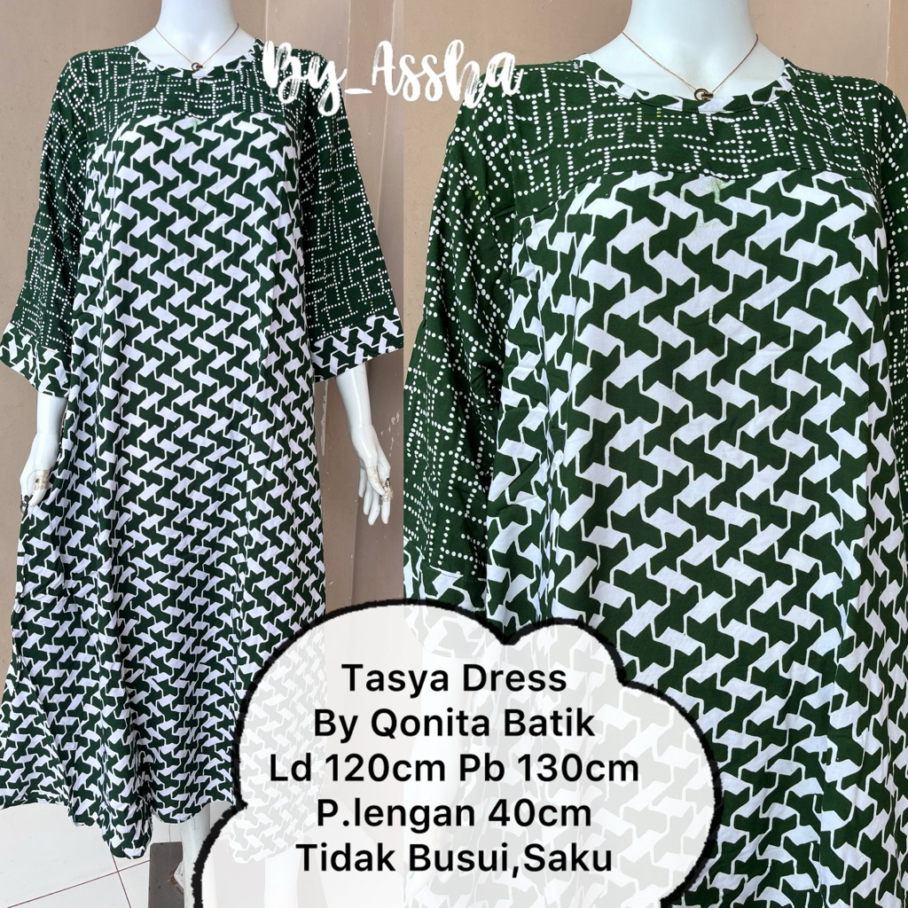 Daster Batik Qonita Pekalongan Dress Tasya Jumbo