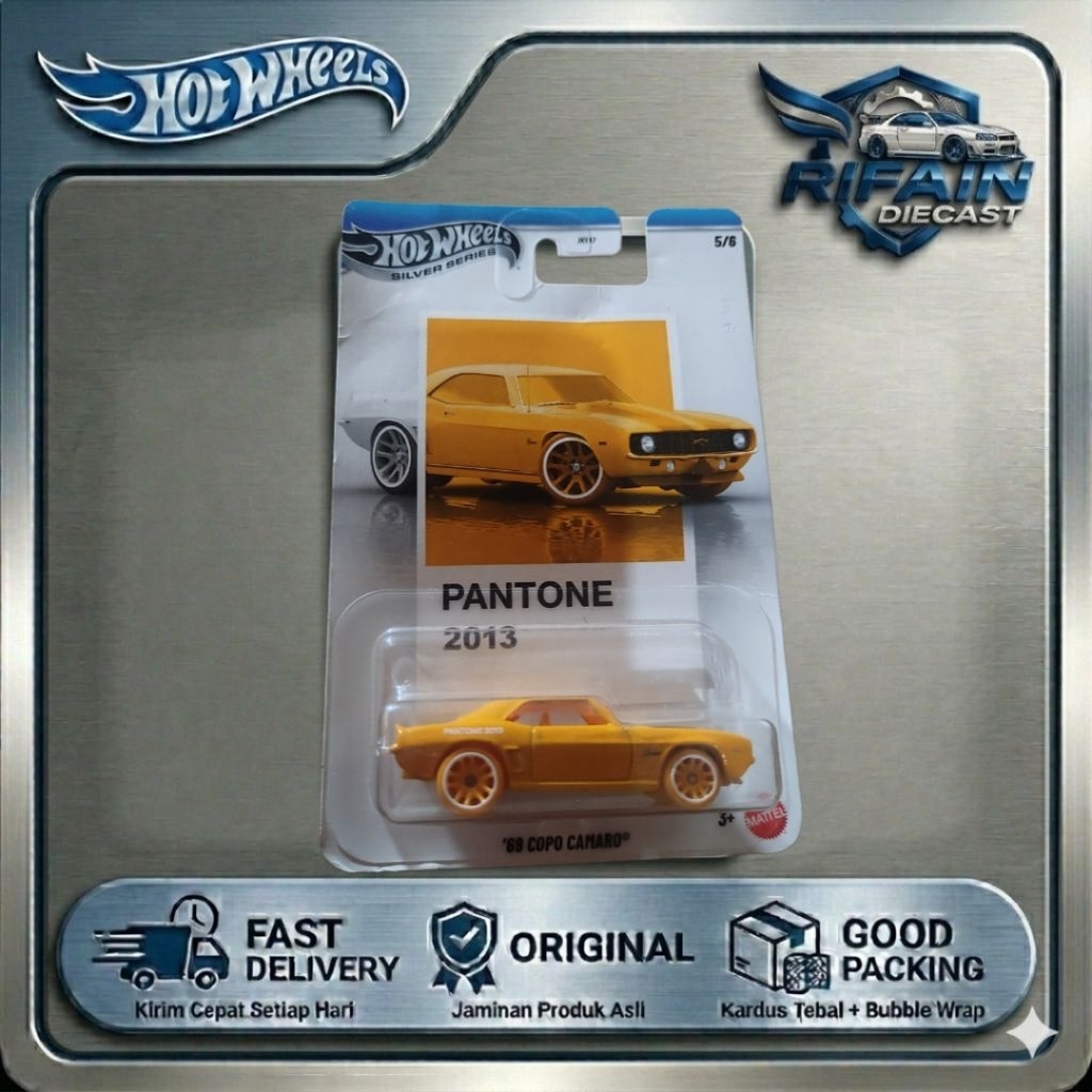 HOT WHEELS 69 COPO CAMARO PANTONE