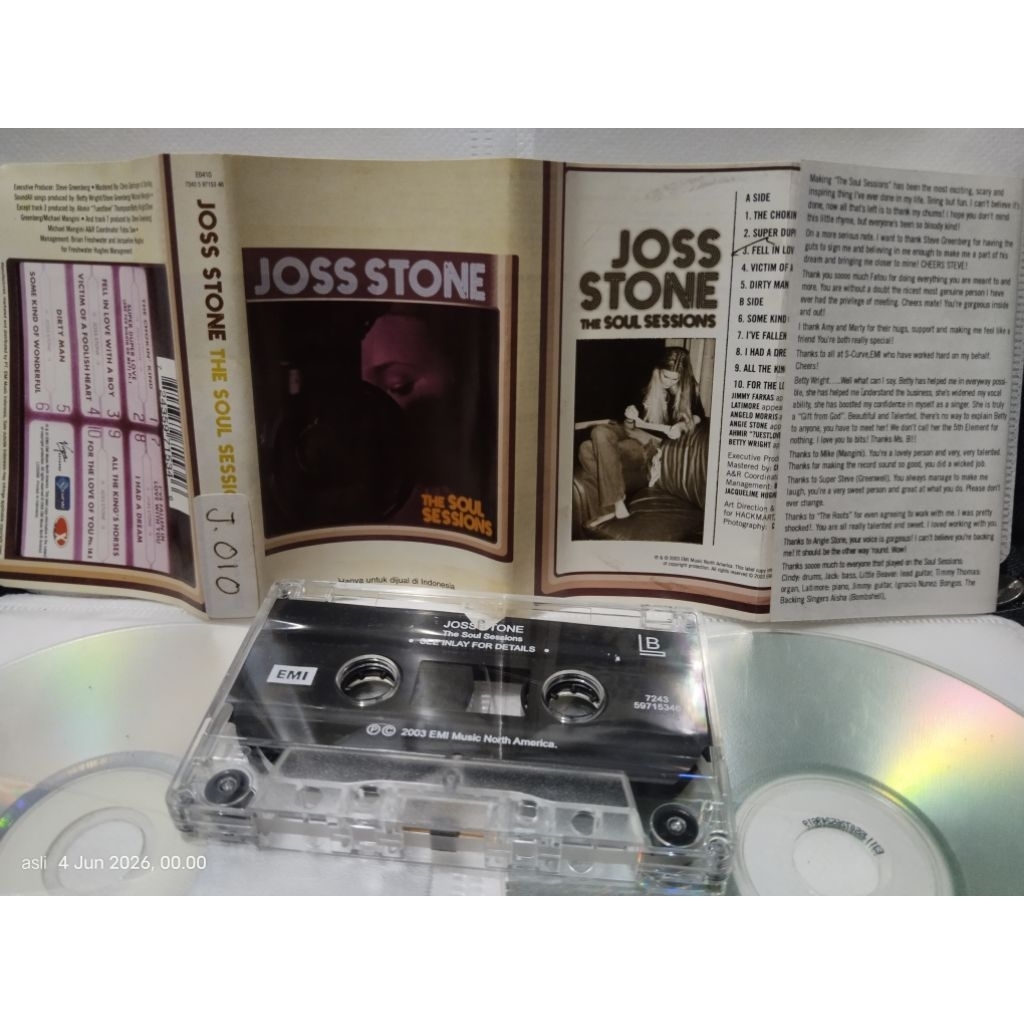 kaset pita JOSS STONE the soul session