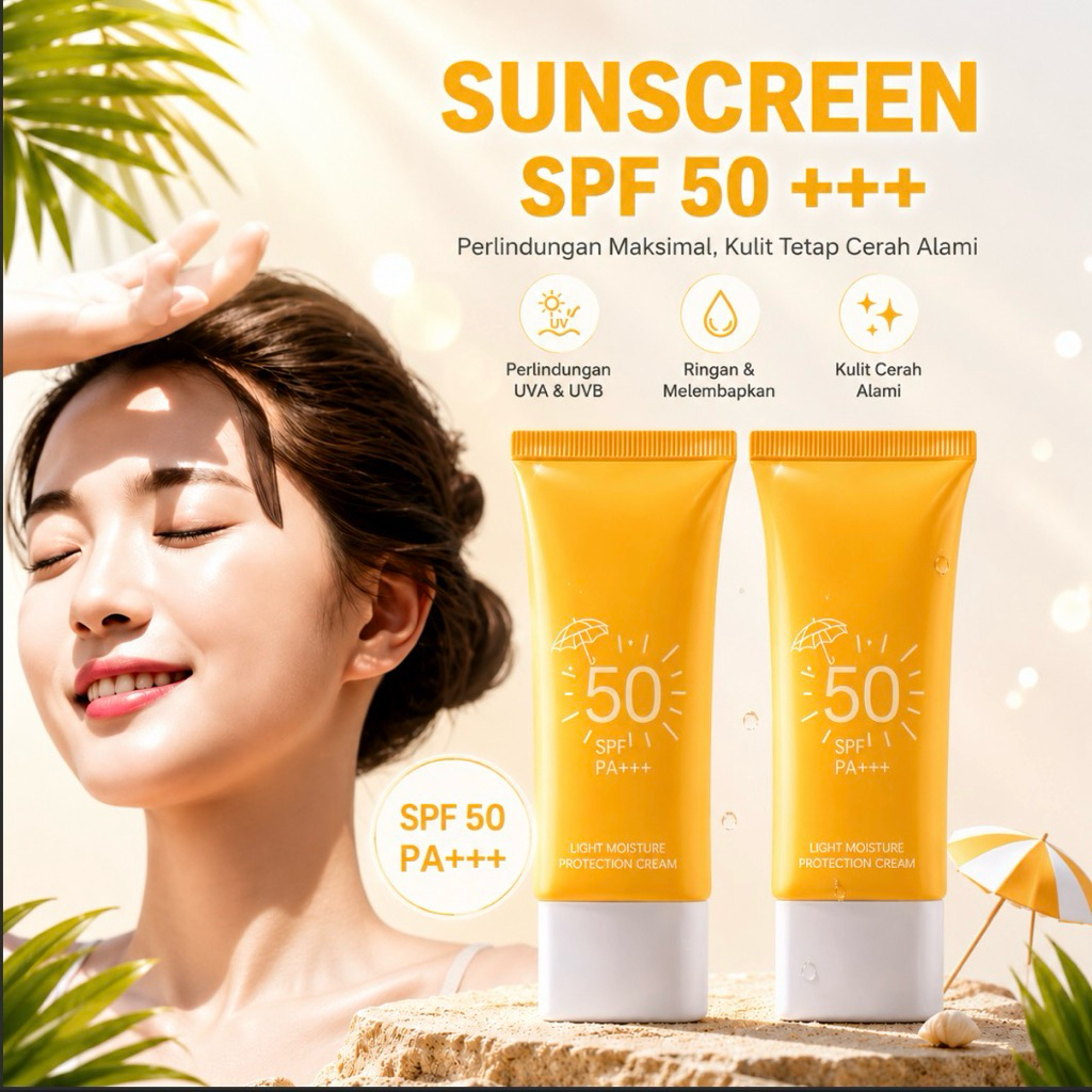 SVMY Sun Block SPF 50 Sun Screen Wajah Sunblock Sunscreen Tahan Lama 30ml