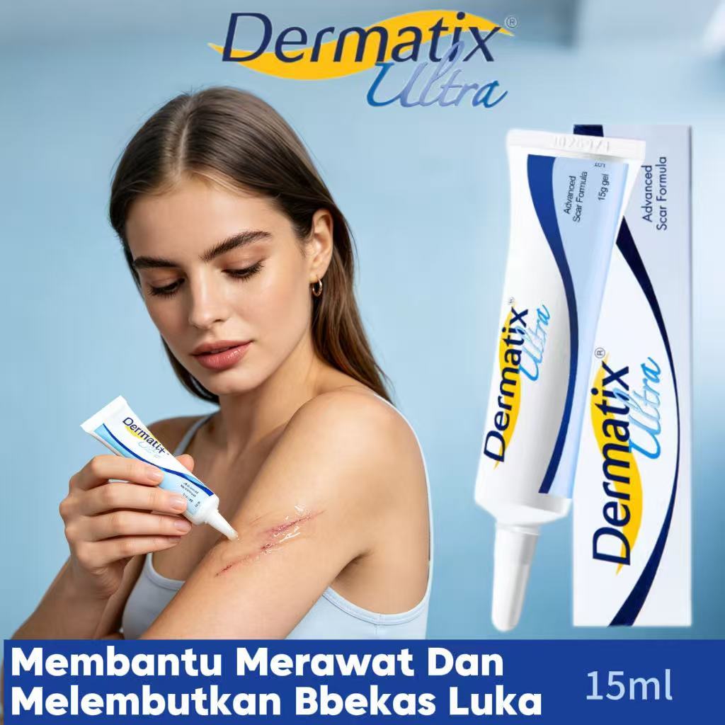 * ORI & COD * Dermatix Ultra Gel 15gr Penghilang Bekas Luka / Meratakan Dan Menghaluskan Bekas Luka 