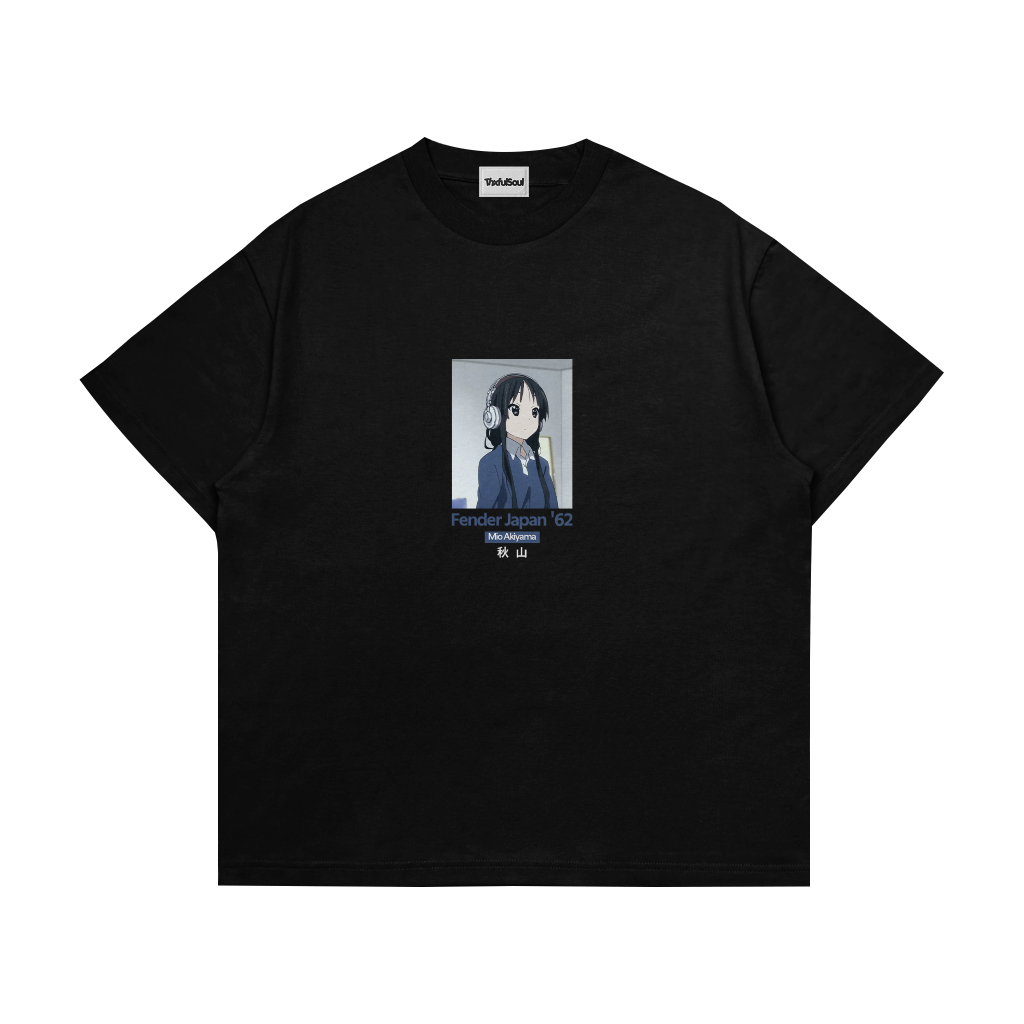 Kaos Mio Akiyama K-ON Houkago Tea Time Album Anime Unisex Jepang MOVIE FILM Combed | T shirt Local -