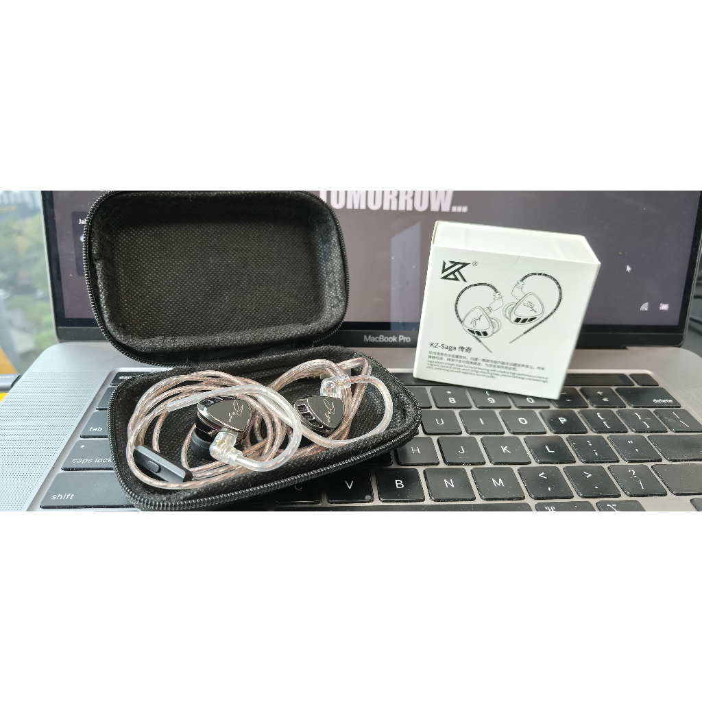 Earphone Headset KZ Saga Fullset