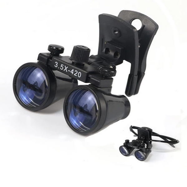 Loupe Gigi 3.5X Clip On Surgical Dental Loupe Pembesar Dokter Gigi Ringan dan Nyaman