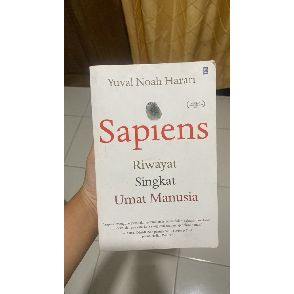 preloved buku/novel sapiens