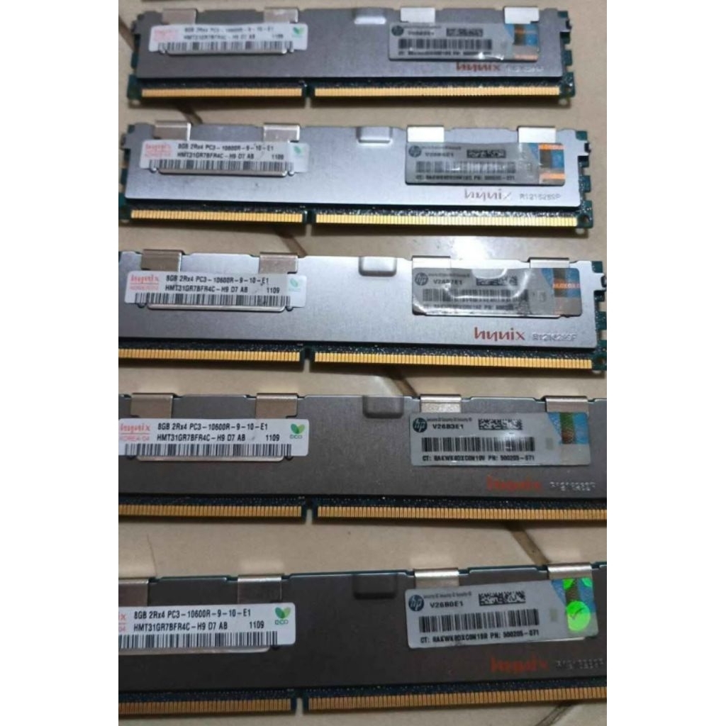 RAM Server Hynix 8GB DDR3 ECC Registered PC3 Heatsink – Bekas, OK