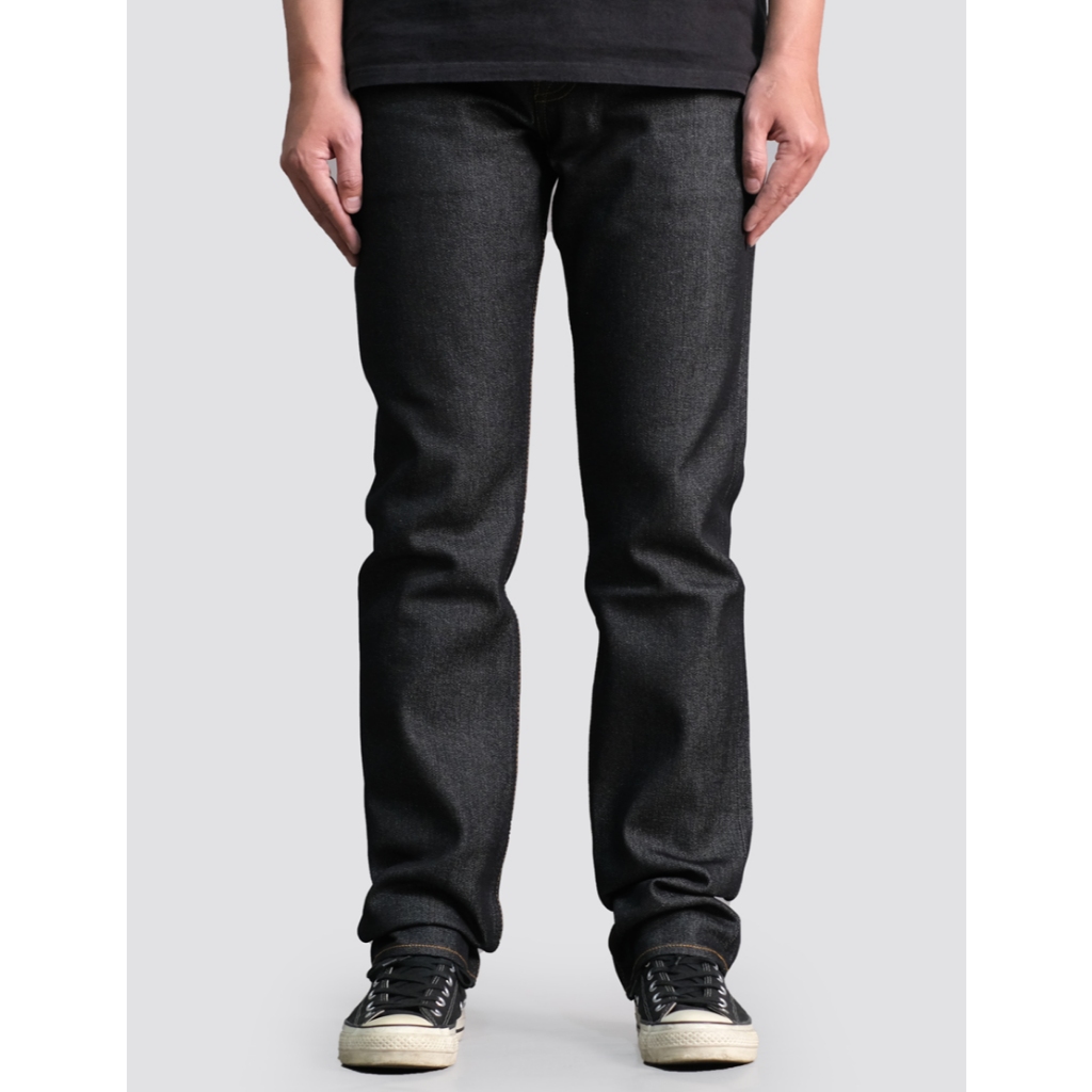 Mischief Denim - SL 002 Black Indigo - Celana Denim Slim Leg Non Selvedge