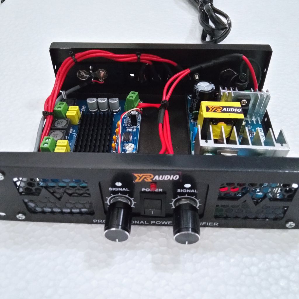 power build up 2×120 Watt untuk speaker mobil dan lainnya