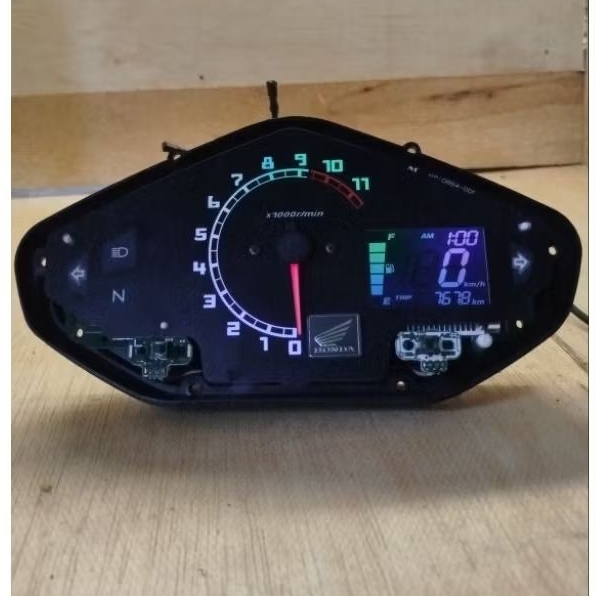 speedometer honda megapro mono custom original. bekas