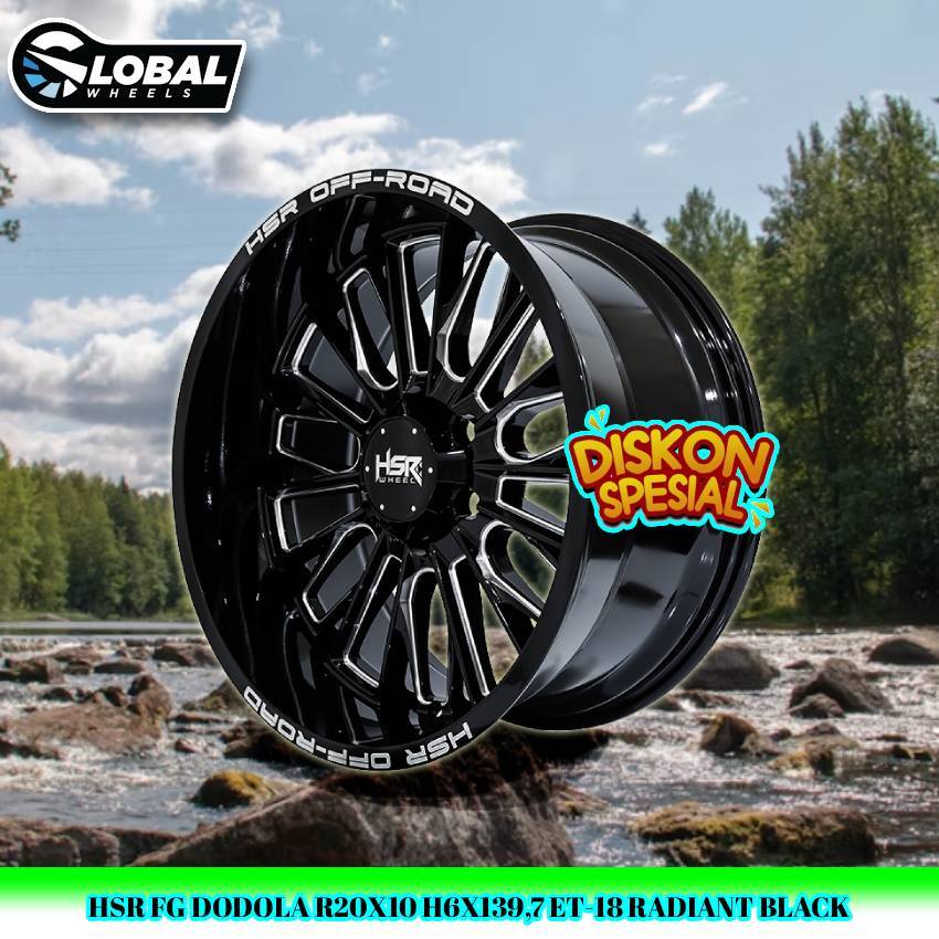 Velg R20 velg mobil Hilux Double| Fortuner| Pajero| Pregio| dll hsr forged dodola R20