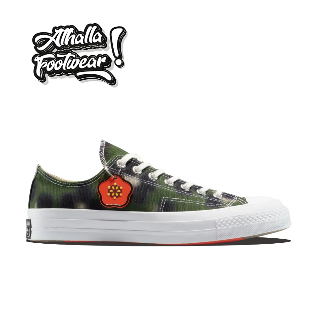 Shoes Sneakers Kenzo Low Hana Leopard Cypress Green