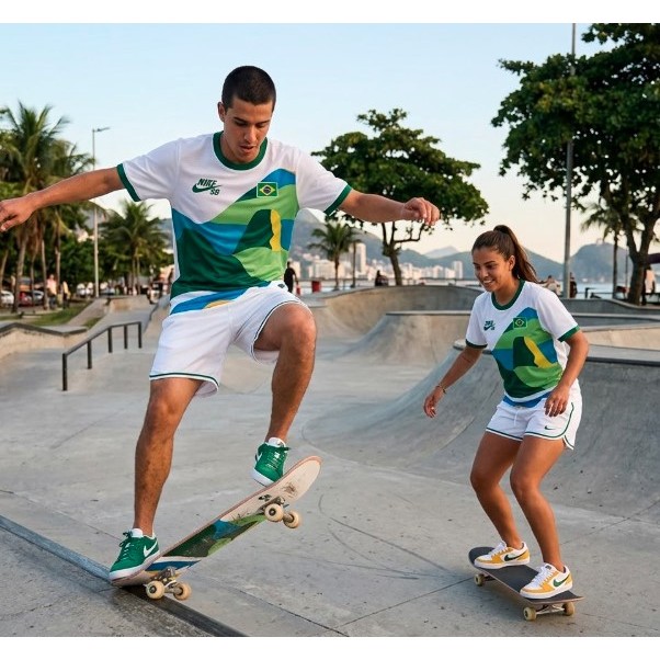 Jersey Skateboard SB x Parra Brazil Kit