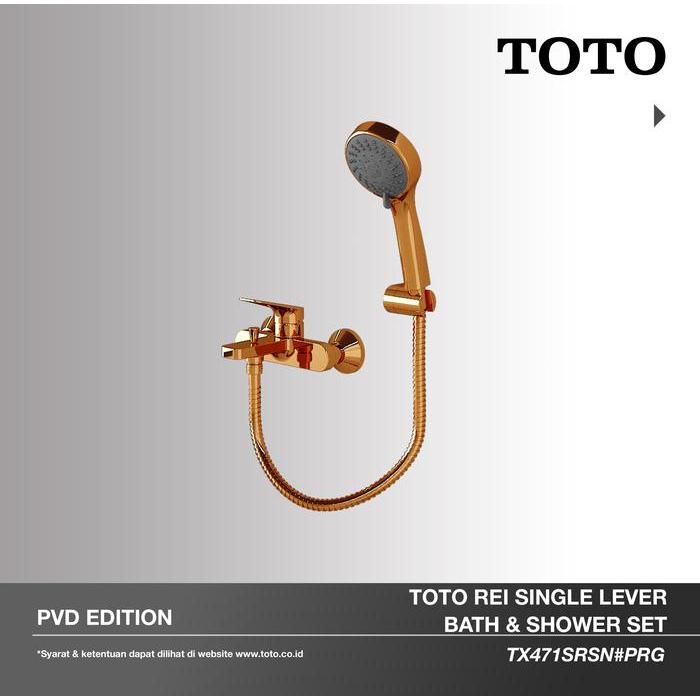 TOTO ROSE GOLD Hand Shower Set / Shower Mandi TX471SRSN