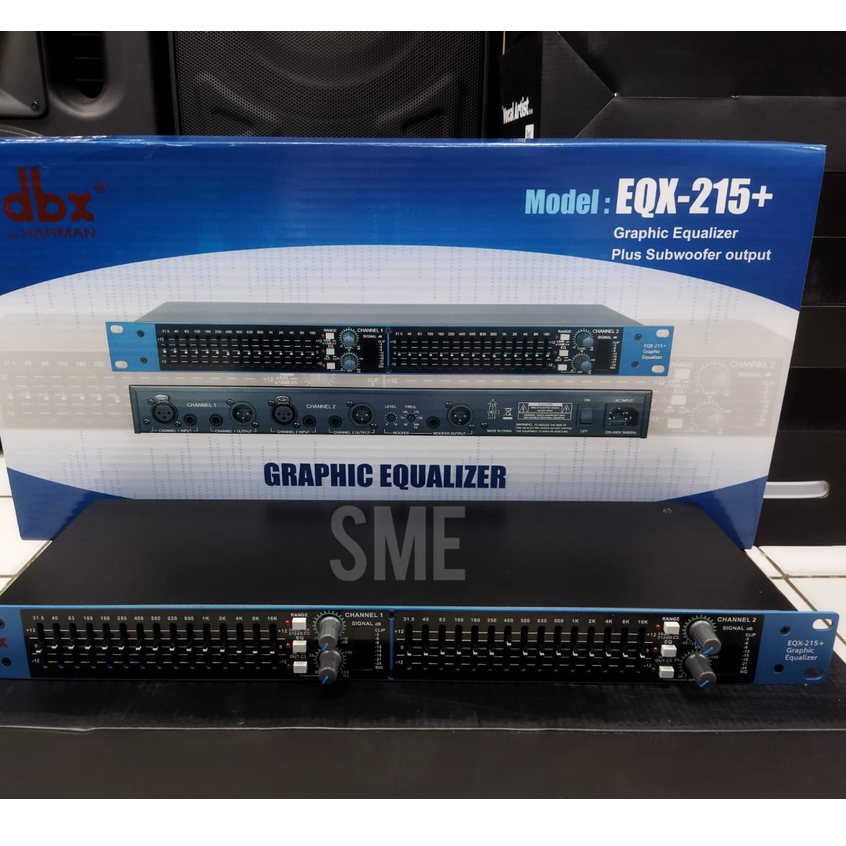 EQUALIZER DBX EQX 215 + SUBWOOFER/DBX EQX215 NEW GRADE A
