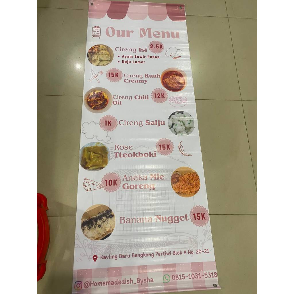 STAND BANNER Y BANNER ACARA CUSTOM MURAH