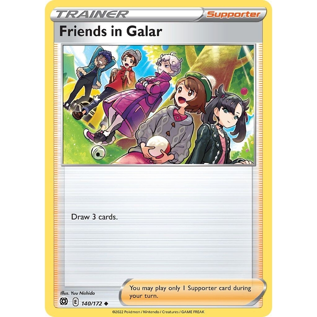 Tcg Pokemon Friends in Galar BRS 2022 Eng