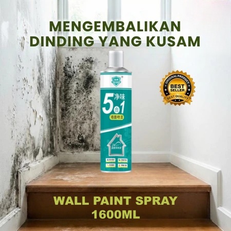 cat tembok putih interior anti jamur dinding dan lembab semprot cat tembok