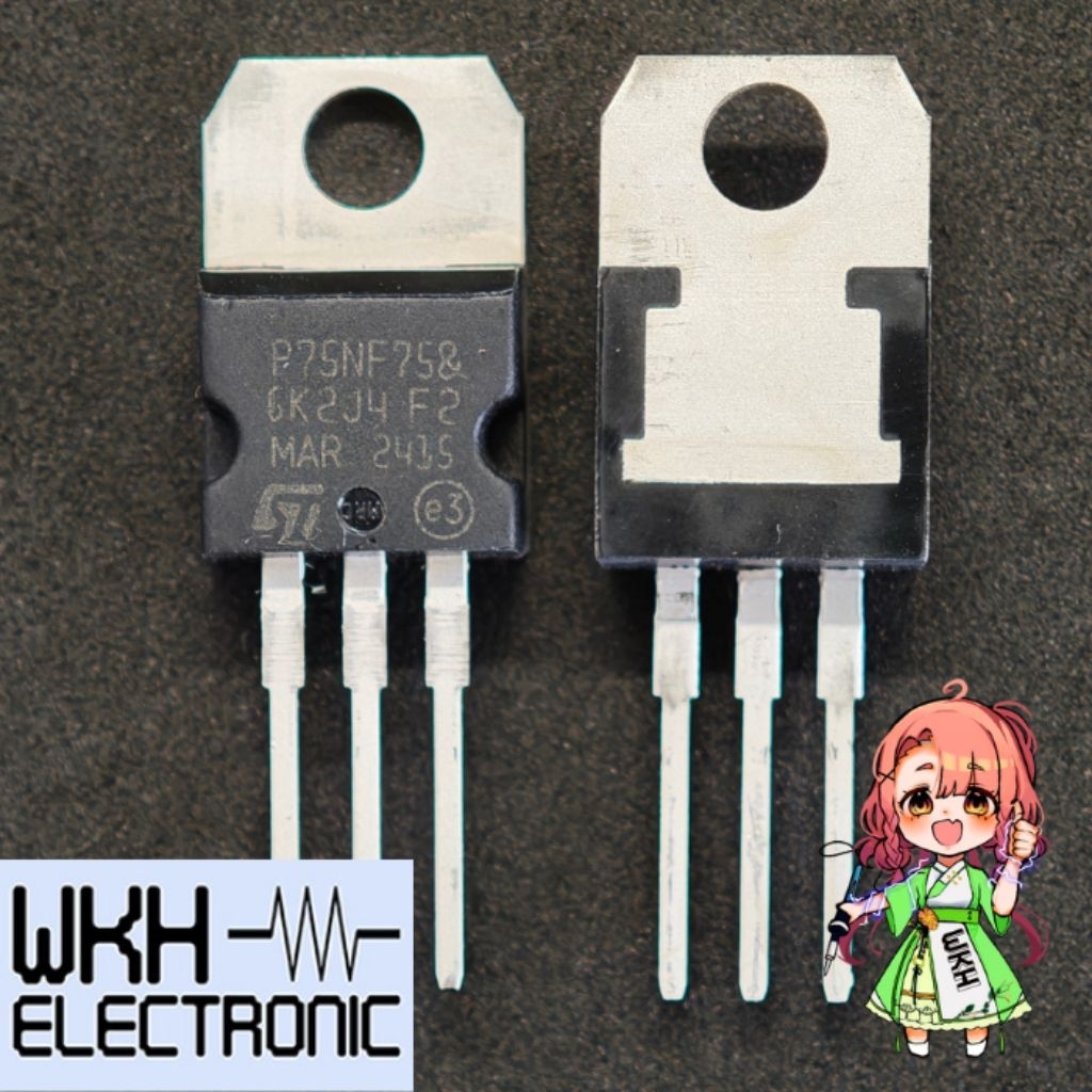 P75NF75 STP75NF75 Electric MOSFET 75V 75A